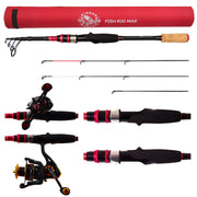 Fish Rig Max.Spin Telescopic Multi-Functional rod 240 & 210cm options + 3 tips