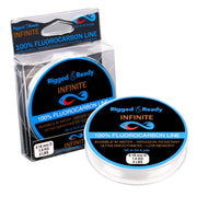 Infinite Fluorocarbon 4 lb - 1.8 kg 100% Fluorocarbon fishing line leader. 50m. Virtually invisible means more bites and fish