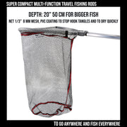 Travel Net. The World's Most Compact Folding Net. Now with Deeper Net