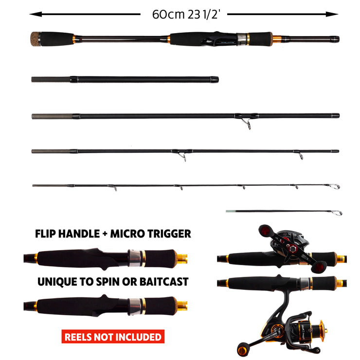 Predator Max. Unique Predator-Spin-Cast Powerful Rod +Micro Trigger+Ex