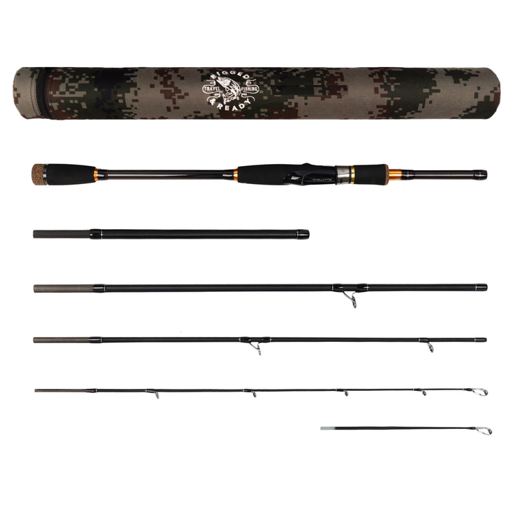 Predator P-S-B MAX. Unique Predator-Spin-Baitcast Powerful Rod +Micro Trigger +Extension +2 Tips =4 Lengths & Cast W