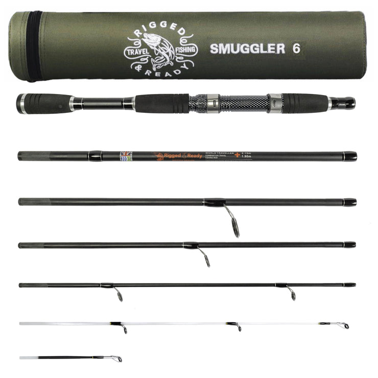 Smuggler 6 Travel Rod & Case +2 tips. 215+190cm Rod Options