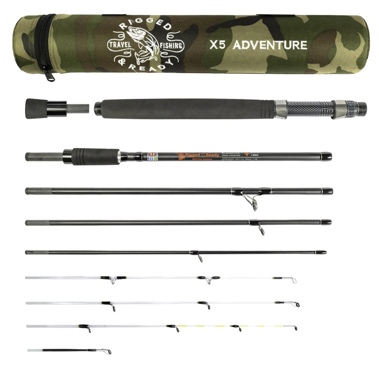 X5 Multi-Functional Fishing Rod. 5 Options Spin-Bait-Fly Fishing