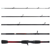 Rucksack Baitcast Travel Fishing Rod 5' 6" 170 cm. Compact Length 15.5’ 40 cm. Max Cast W 20g