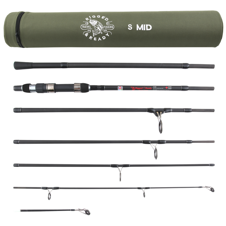 S Mid Carp. Big Fish Carp, Pike, Cat Travel Rod + 2 tips 320 & 270cm